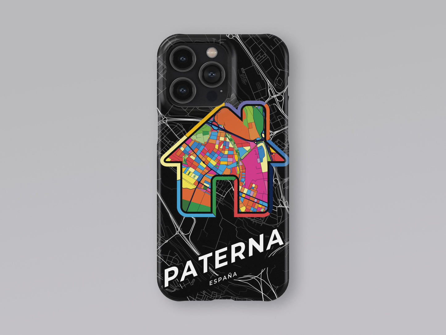 Paterna Spain slim phone case with colorful icon 3