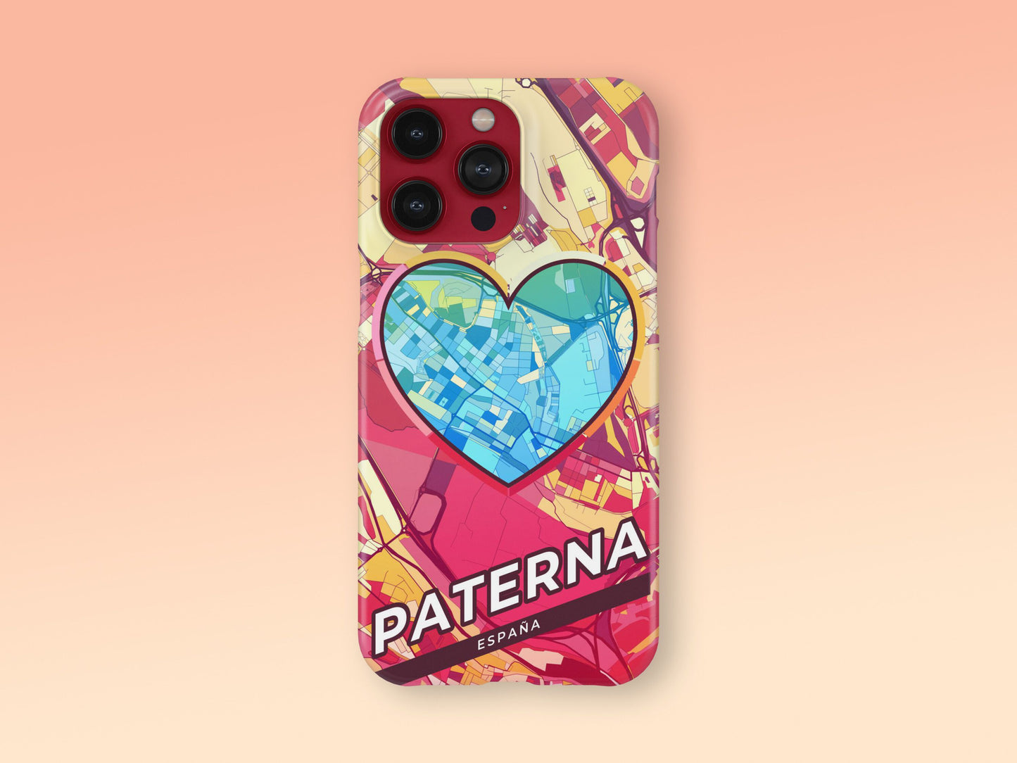 Paterna Spain slim phone case with colorful icon 2