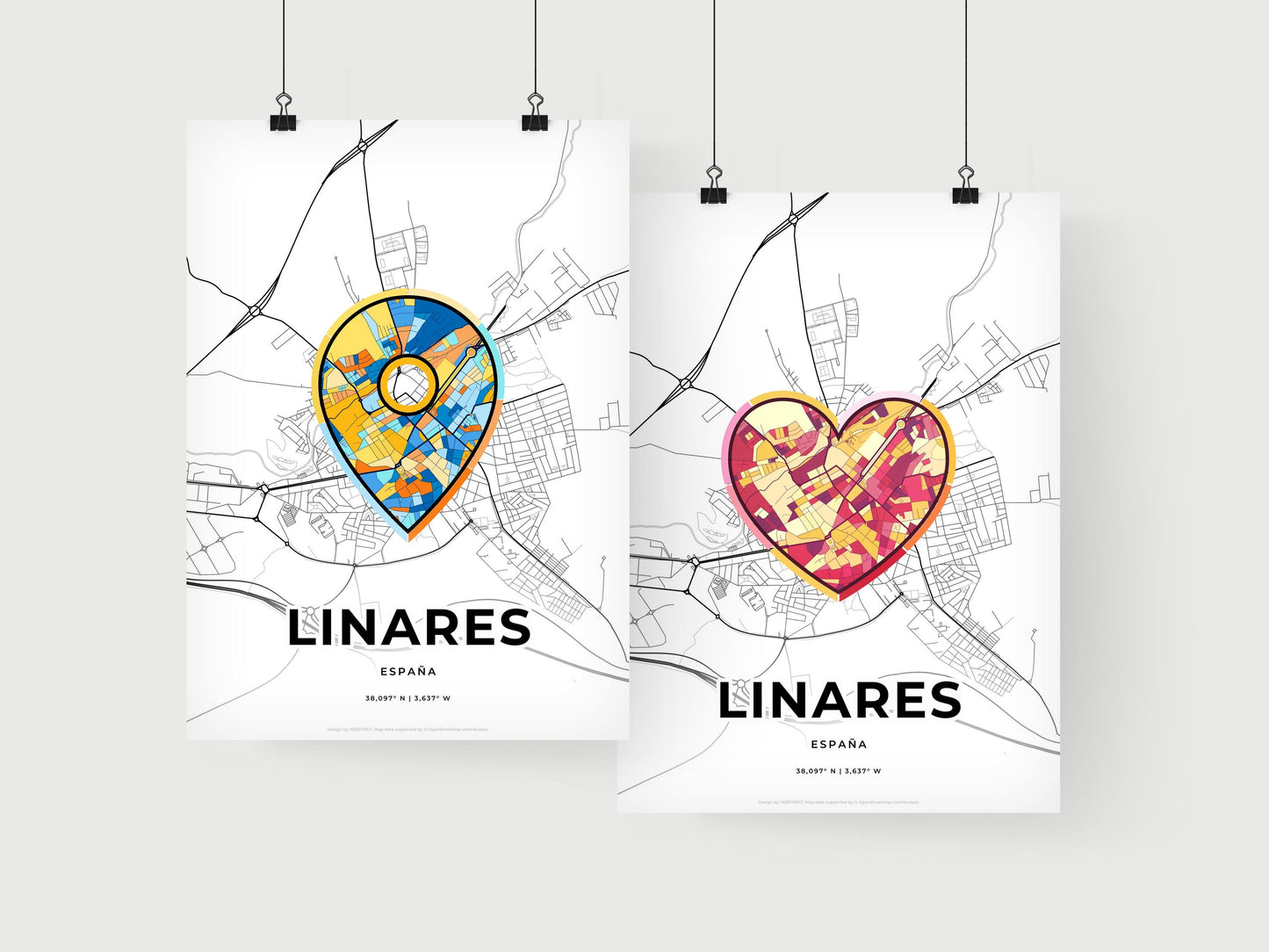Linares Spain art print for couples
