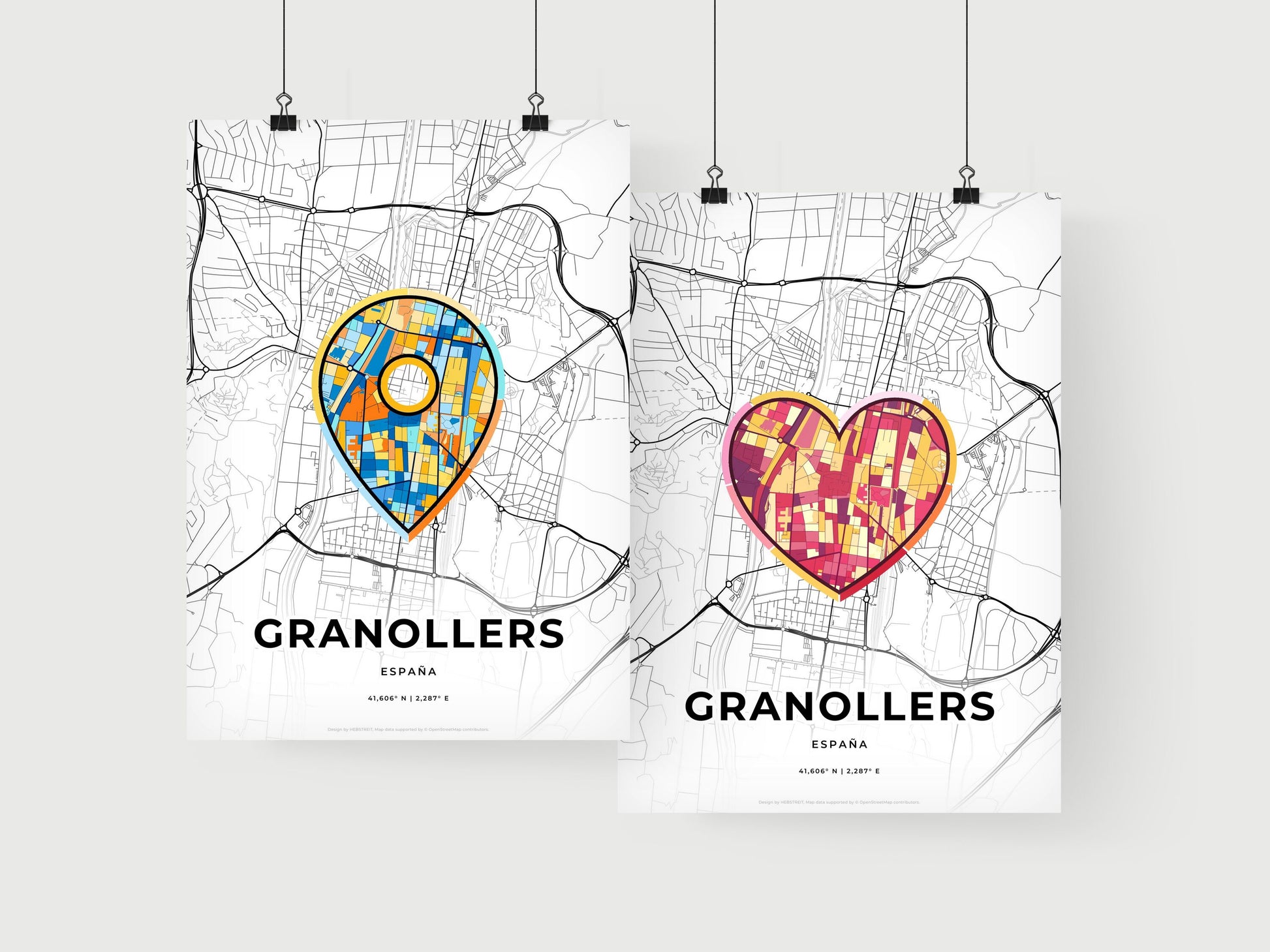 Granollers Spain art print for couples