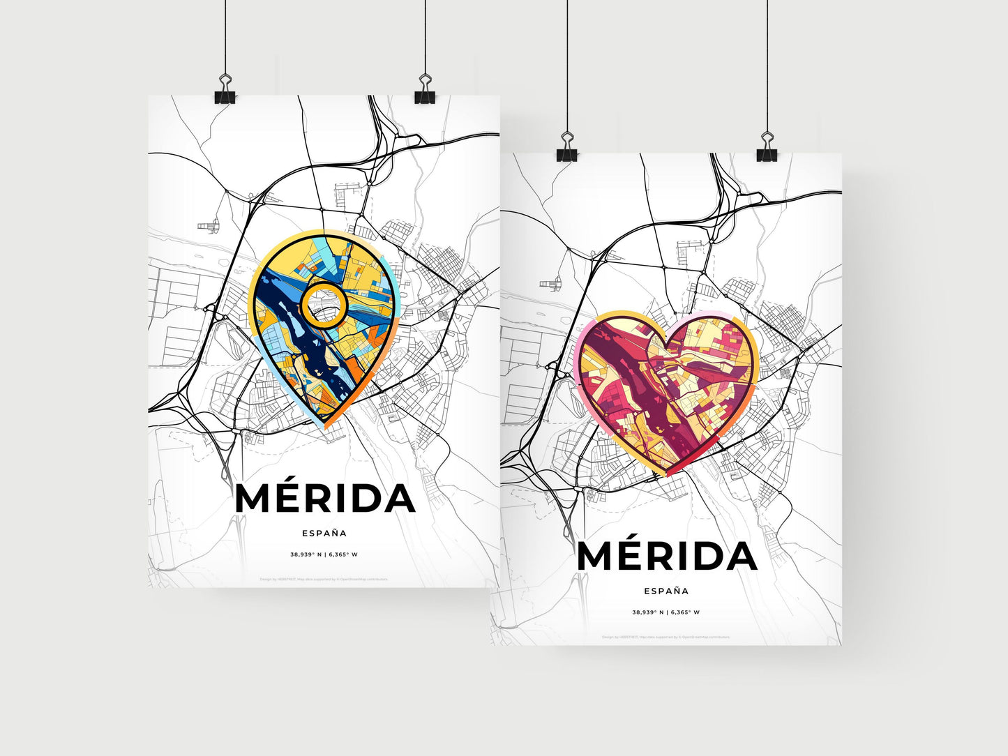 Mérida Spain art print for couples