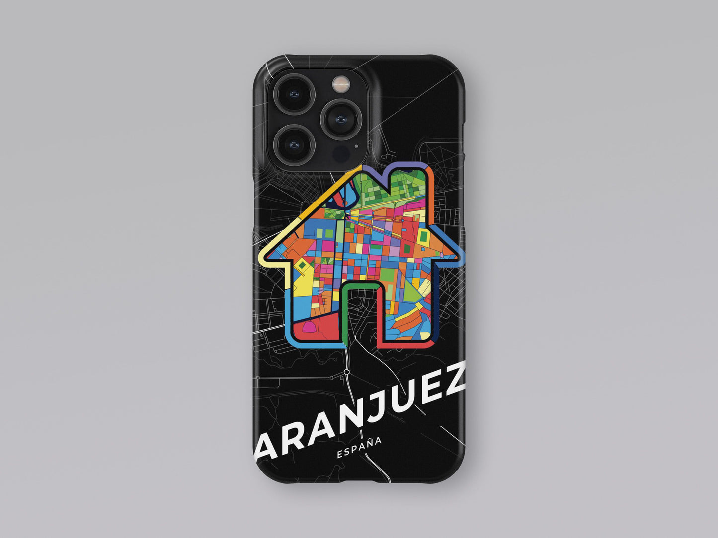 Aranjuez Spain slim phone case with colorful icon. Birthday, wedding or housewarming gift. Couple match cases. 3