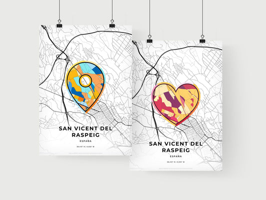 San Vicent Del Raspeig Spain art print for couples