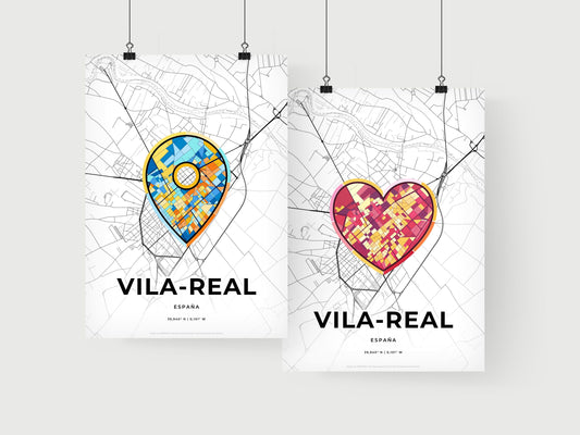 Vila-Real Spain art print for couples