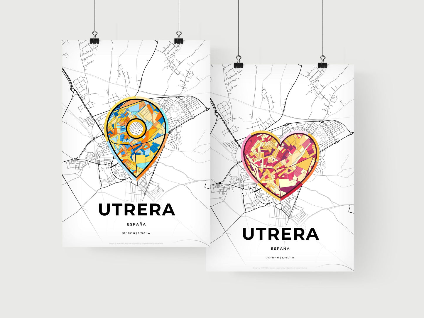 Utrera Spain art print for couples