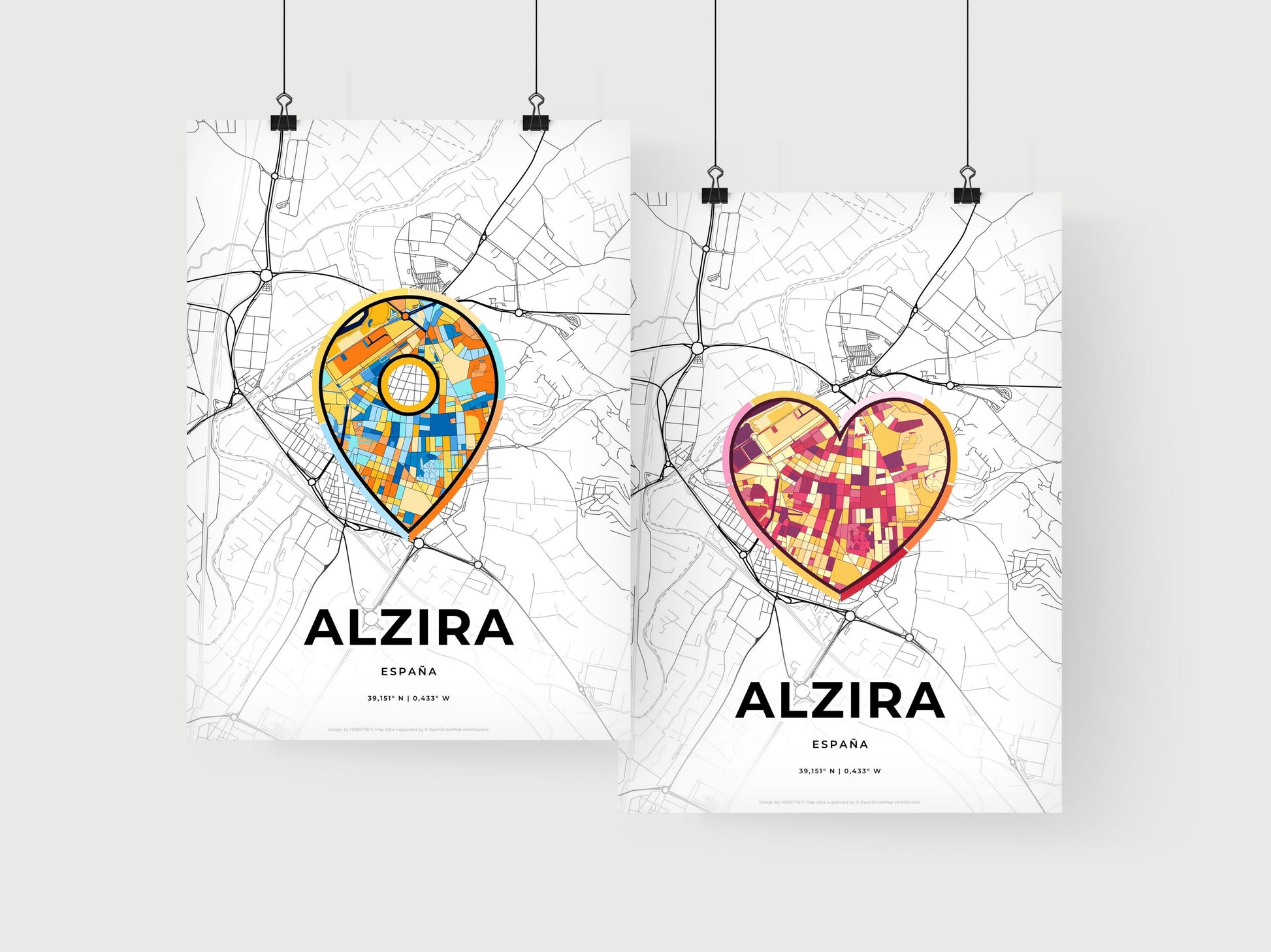 Alzira Spain art print for couples