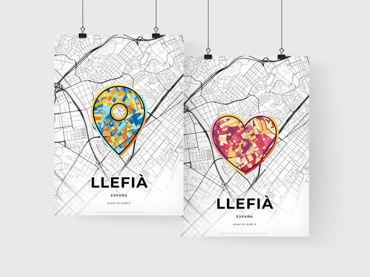 Llefià Spain art print for couples