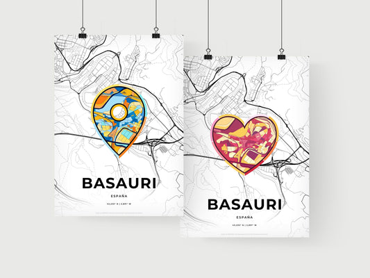 Basauri Spain art print for couples