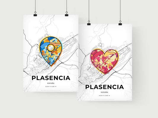 Plasencia Spain art print for couples
