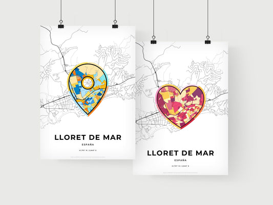 Lloret De Mar Spain art print for couples