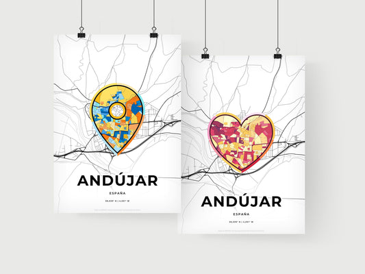 Andújar Spain art print for couples