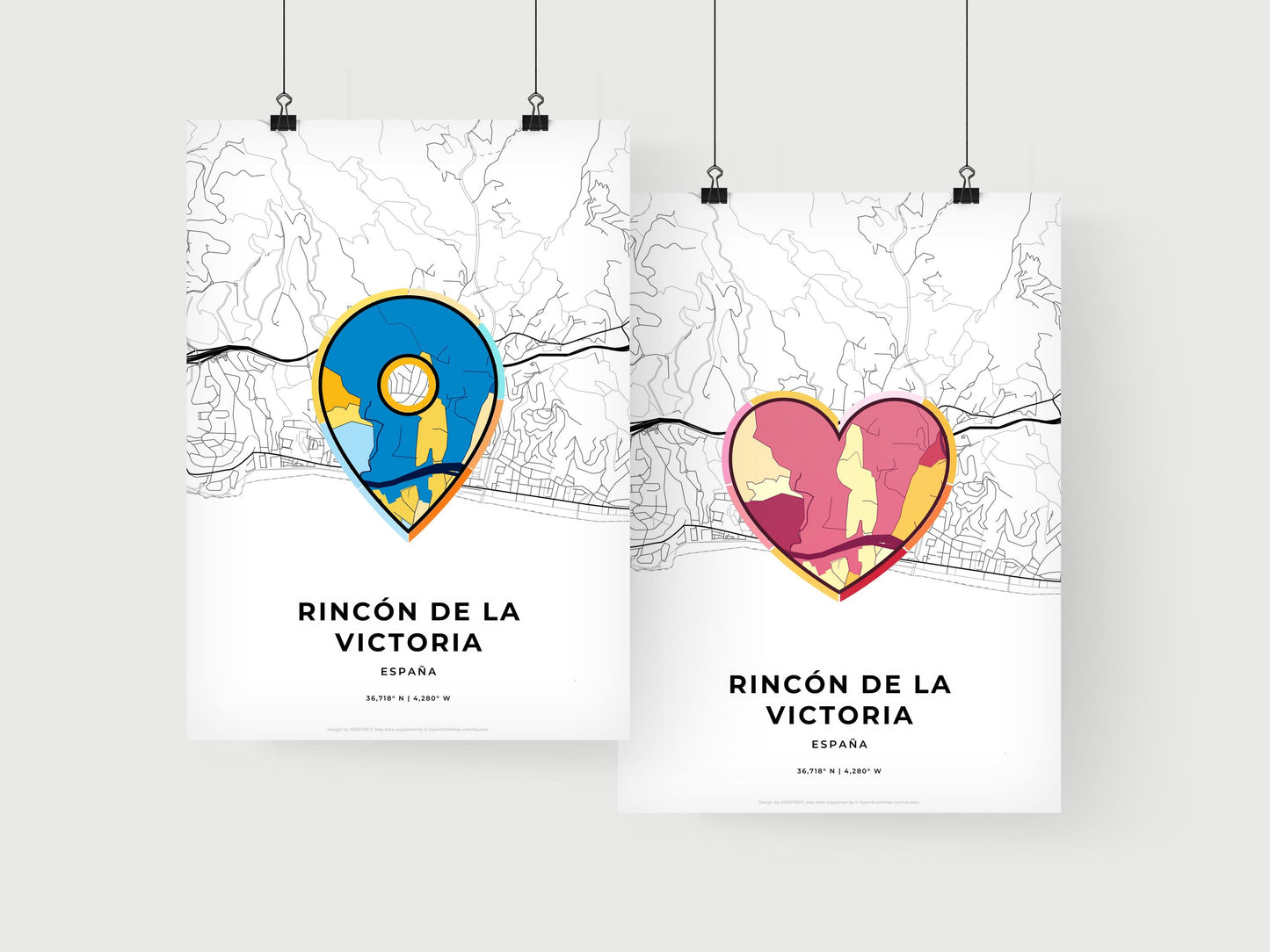 Rincón De La Victoria Spain art print for couples