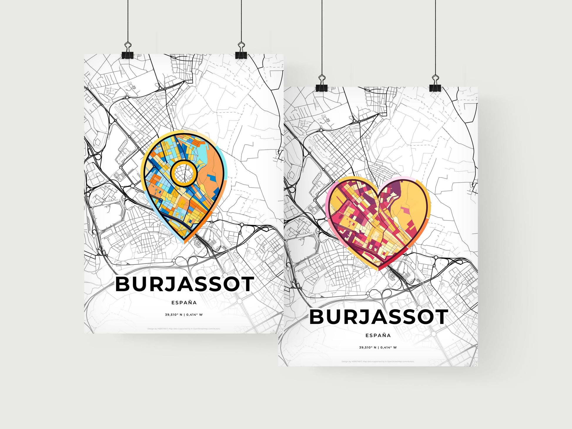 Burjassot Spain art print for couples