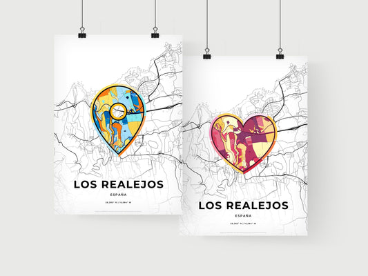 Los Realejos Spain art print for couples
