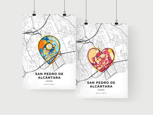 San Pedro De Alcántara Spain art print for couples