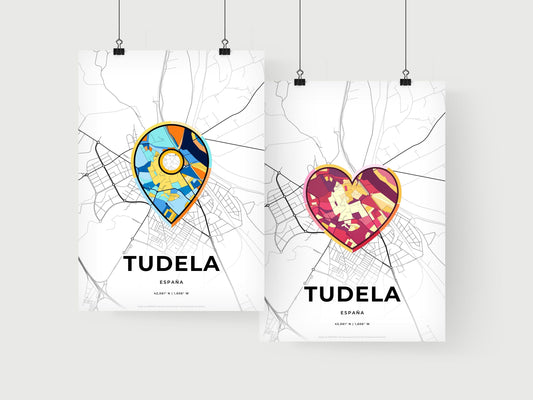 Tudela Spain art print for couples