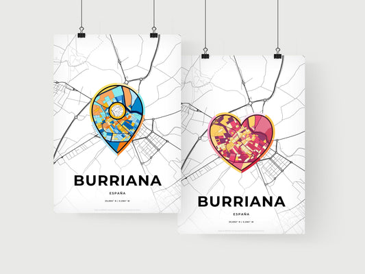 Burriana Spain art print for couples