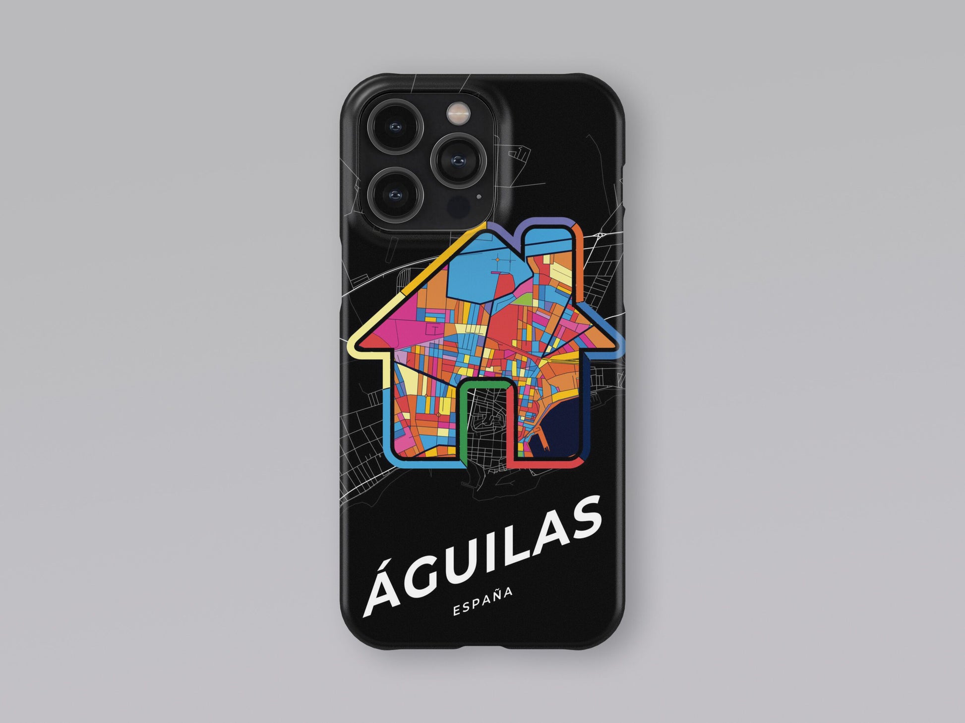 Águilas Spain slim phone case with colorful icon. Birthday, wedding or housewarming gift. Couple match cases. 3