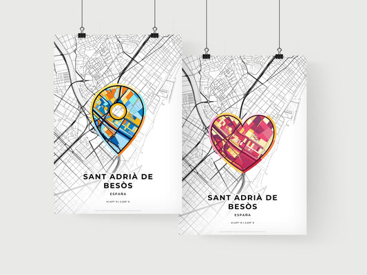 Sant Adrià De Besòs Spain art print for couples