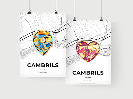 Cambrils Spain art print for couples