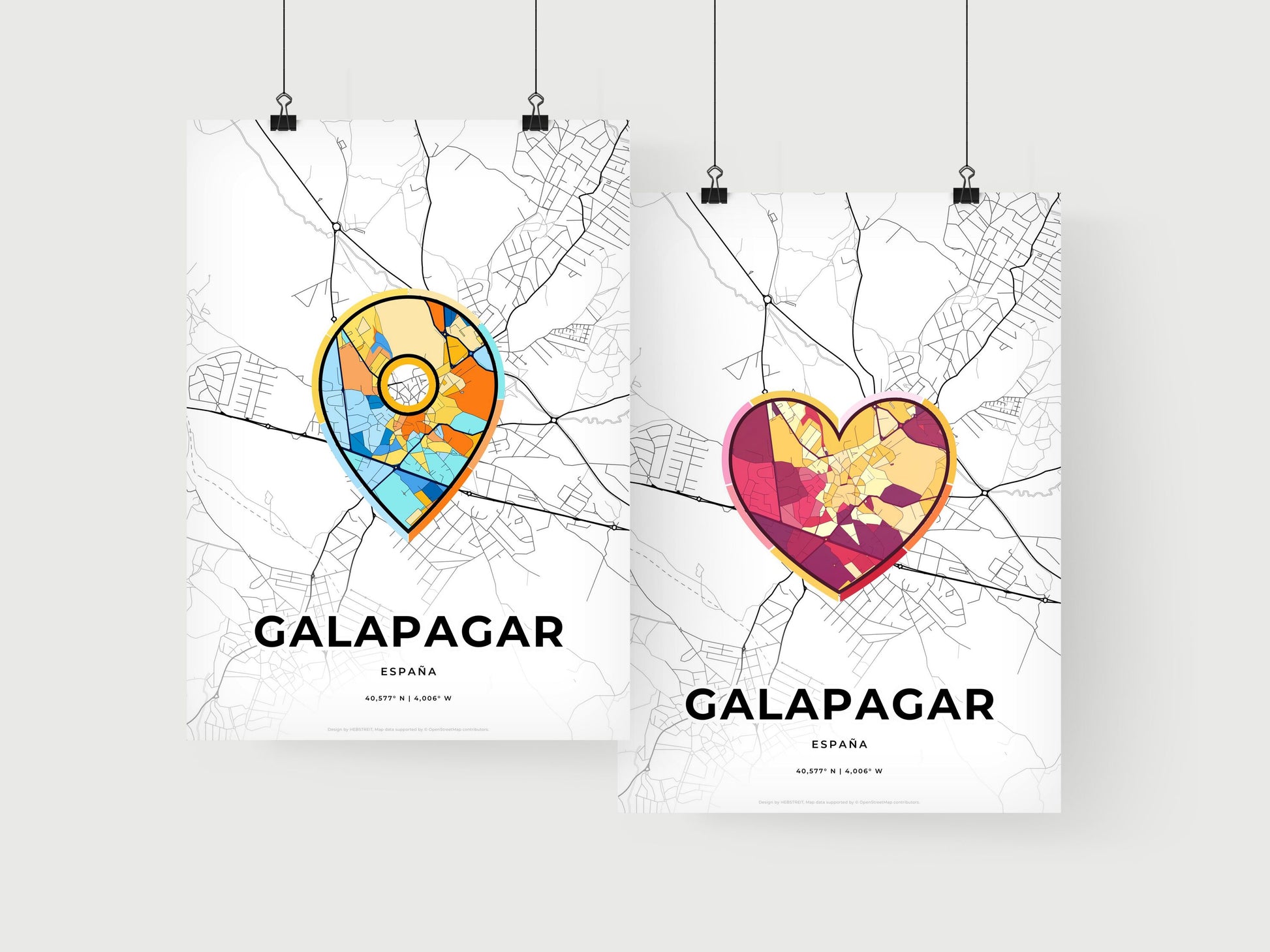 Galapagar Spain art print for couples
