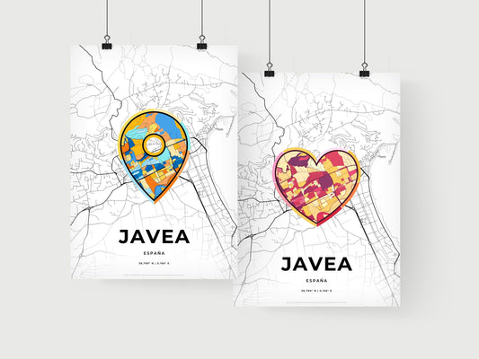 Javea Spain art print for couples