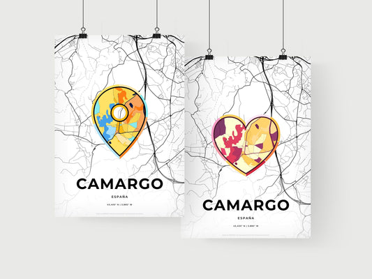 Camargo Spain art print for couples