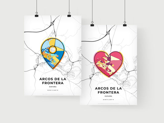 Arcos De La Frontera Spain art print for couples