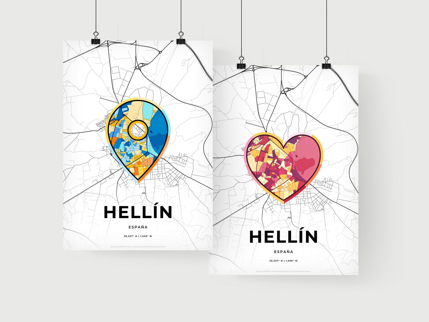 Hellín Spain art print for couples