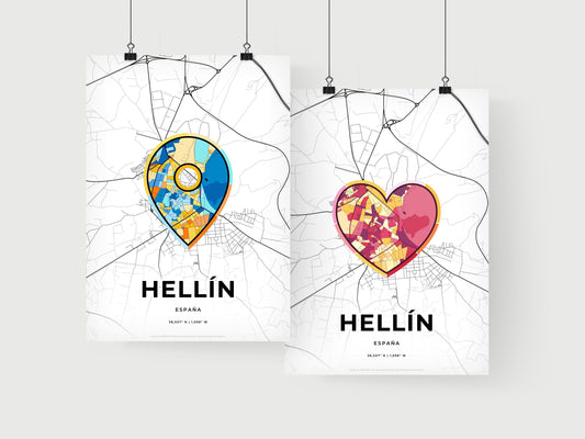 Hellín Spain art print for couples