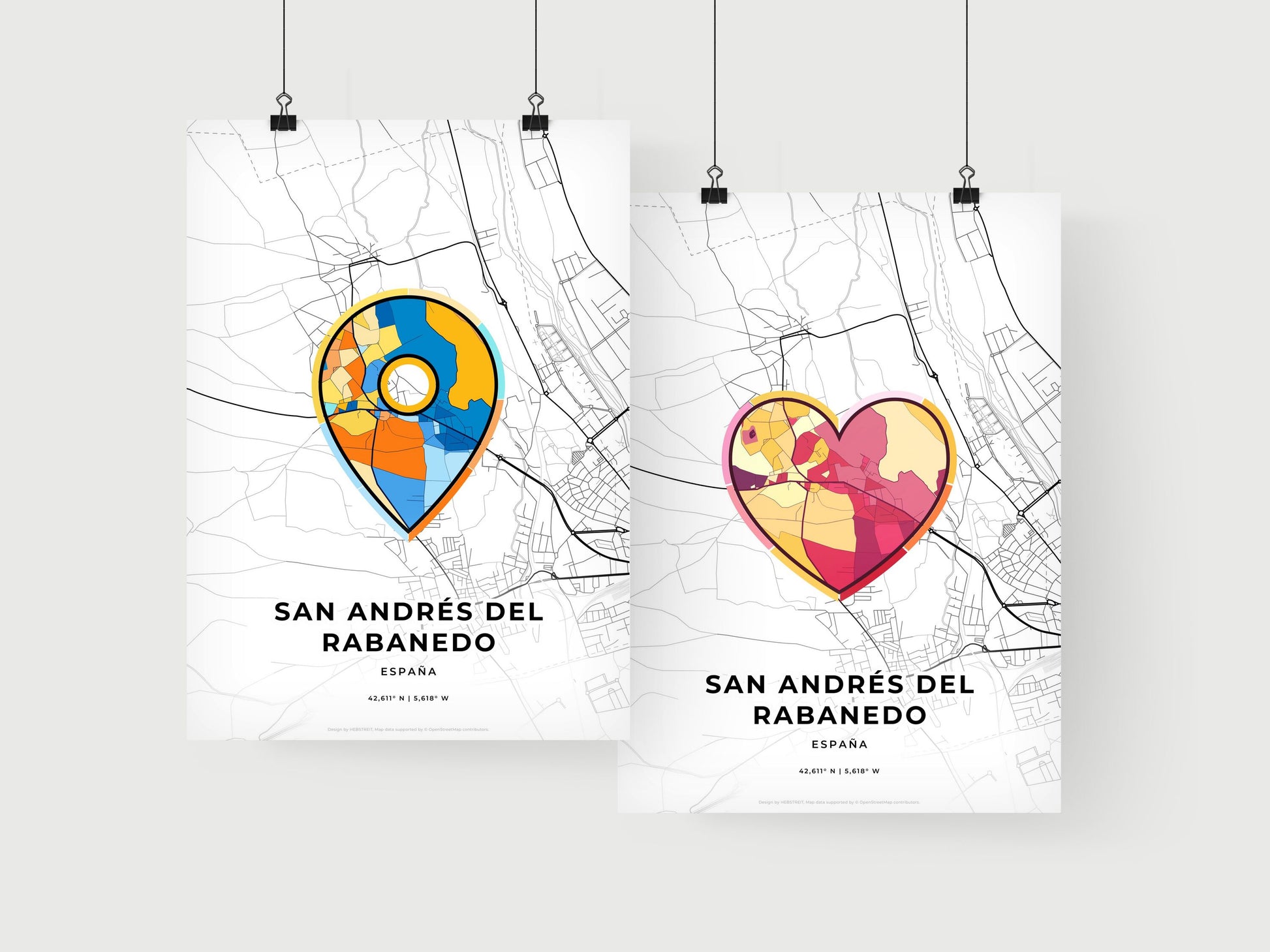 San Andrés Del Rabanedo Spain art print for couples