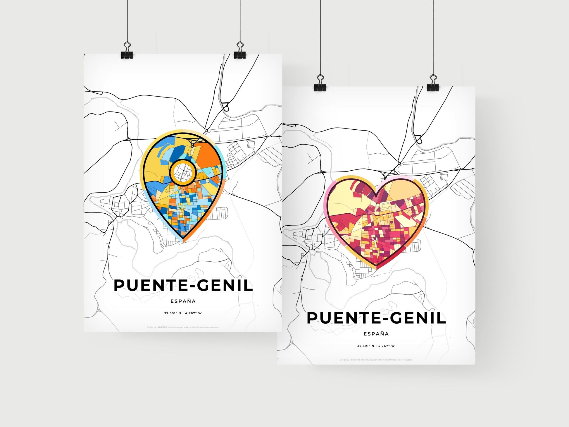 Puente-Genil Spain art print for couples