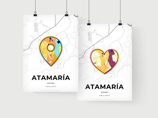 Atamaría Spain art print for couples
