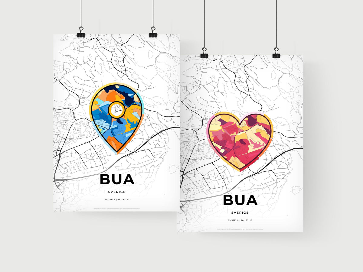 Boo Sweden art print for couples