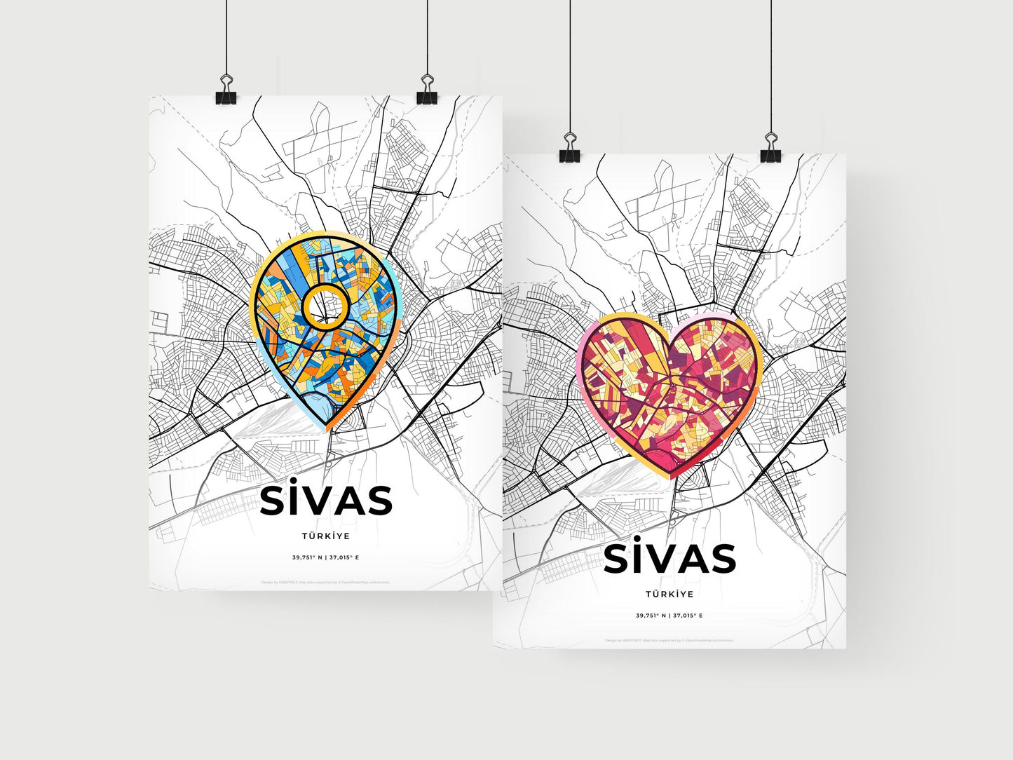 Sivas Turkey art print for couples