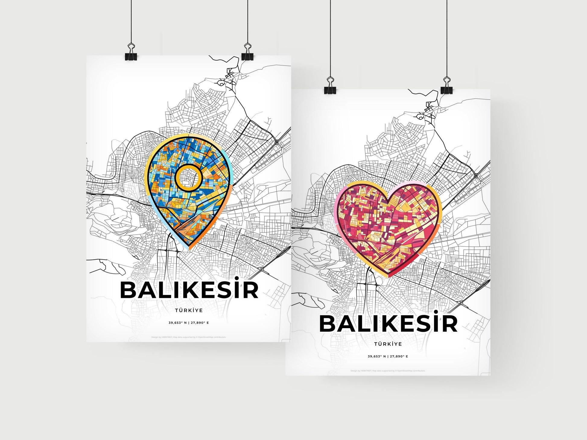 Balikesir Turkey art print for couples