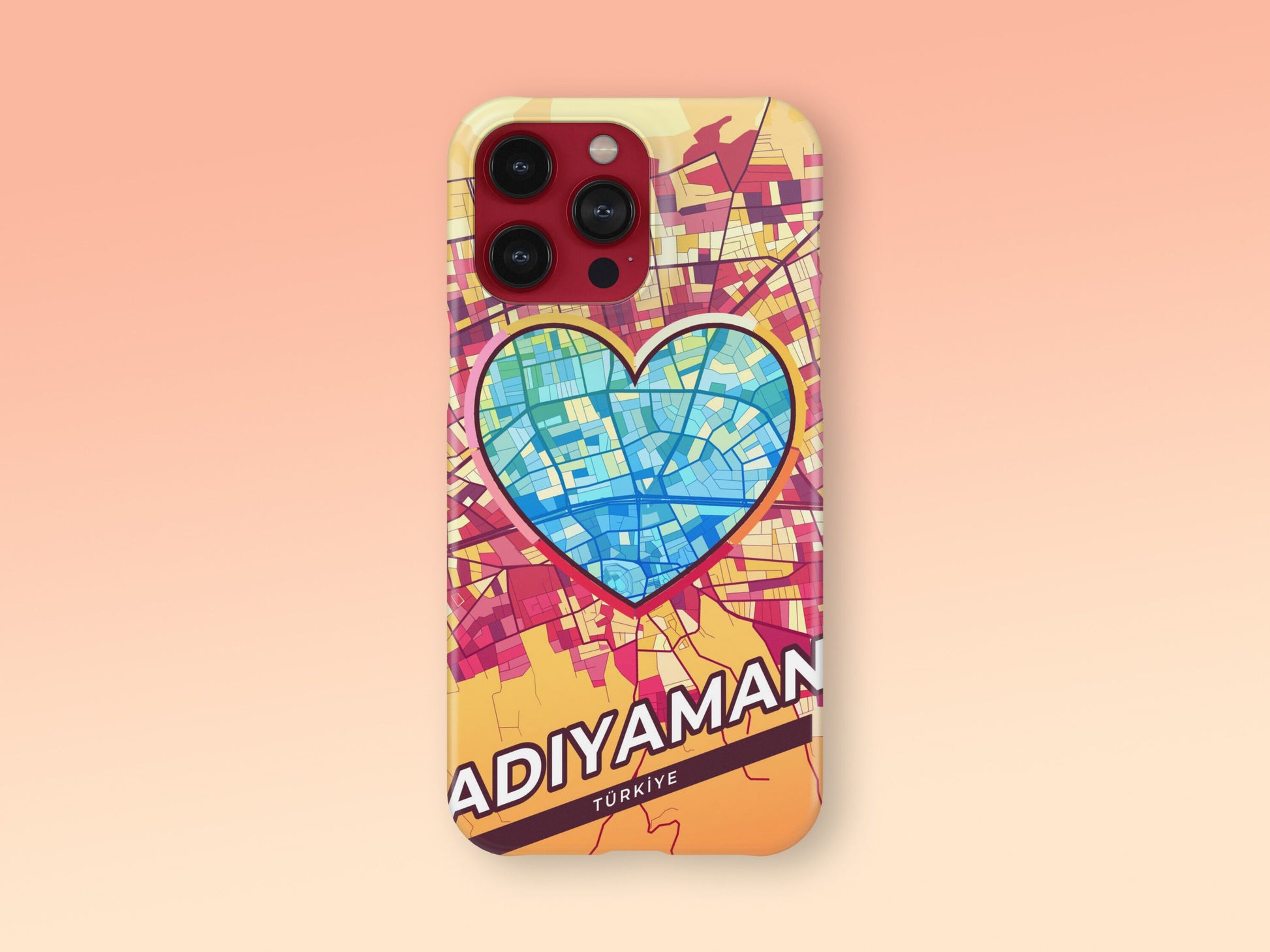 Adıyaman Turkey slim phone case with colorful icon. Birthday, wedding or housewarming gift. Couple match cases. 2