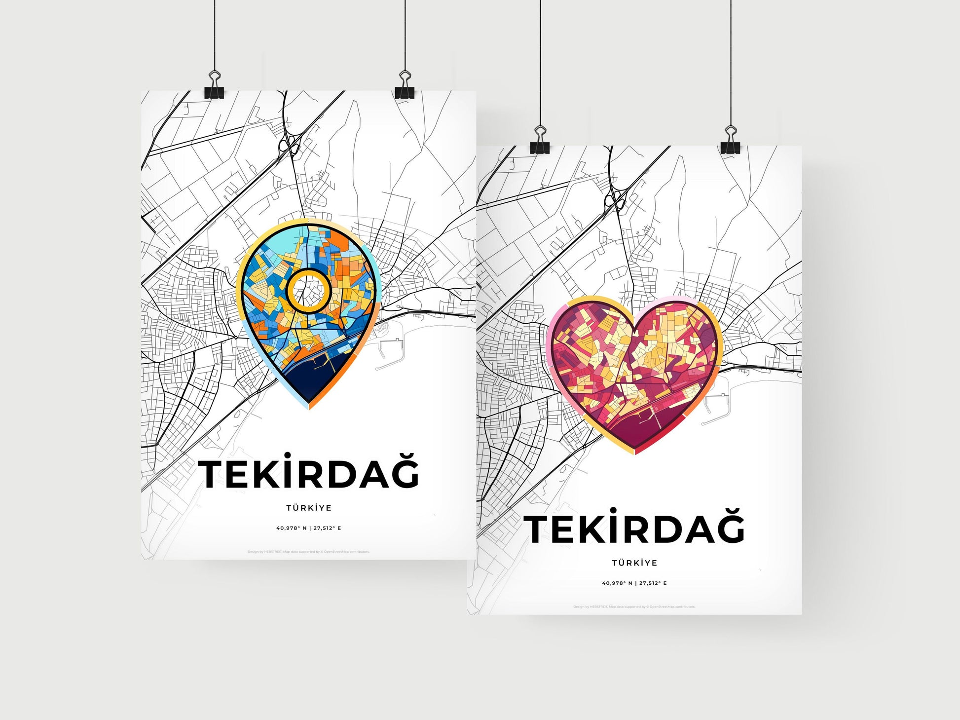 Tekirdağ Turkey art print for couples