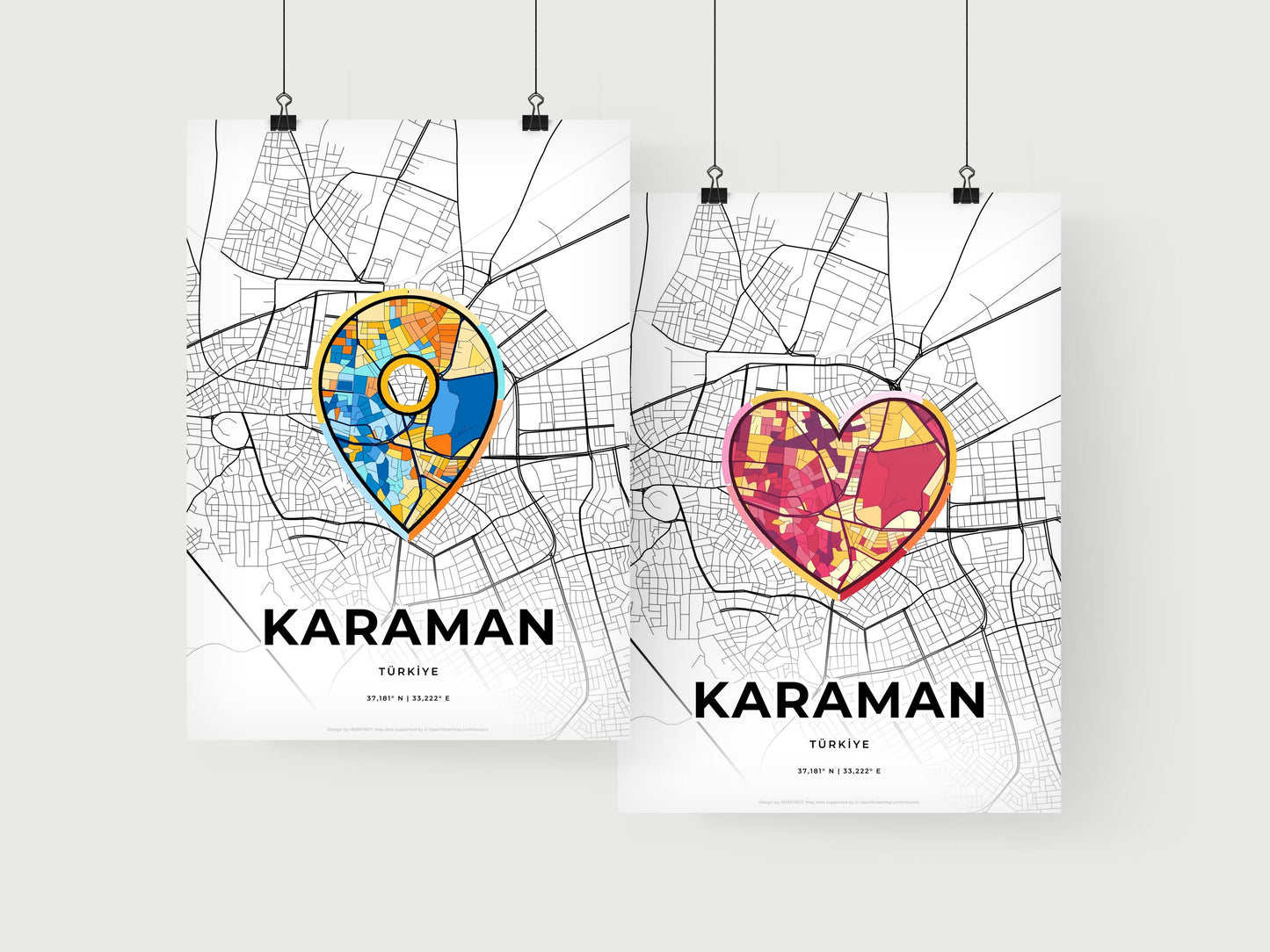 Karaman Turkey art print for couples