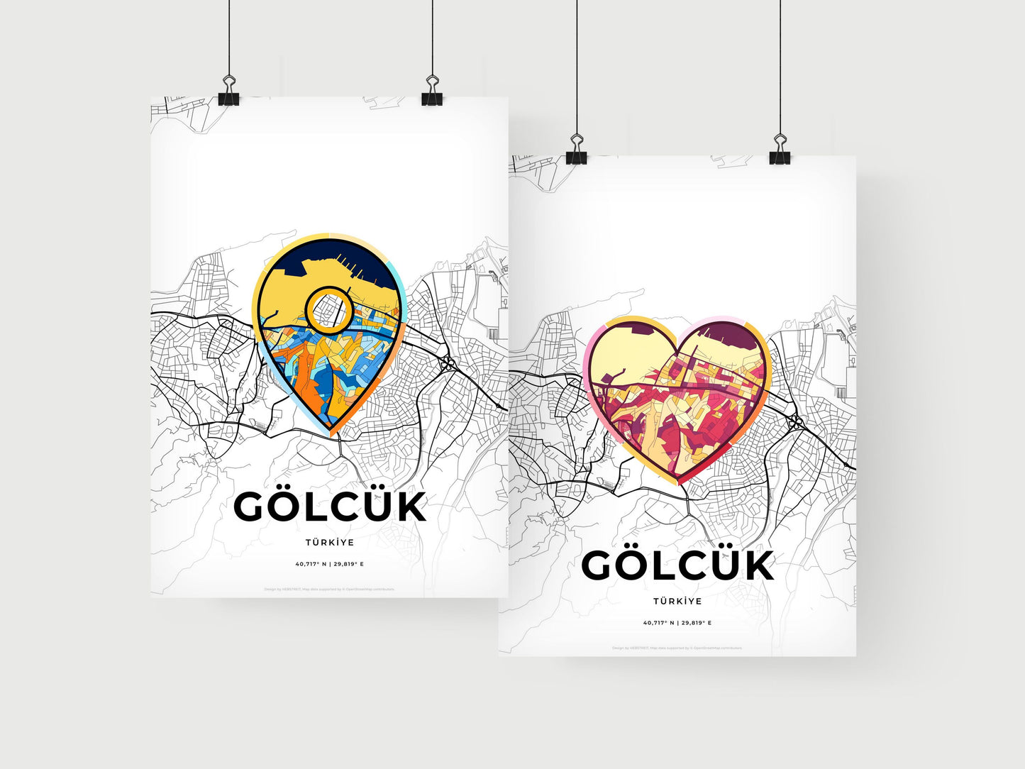 Gölcük Turkey art print for couples