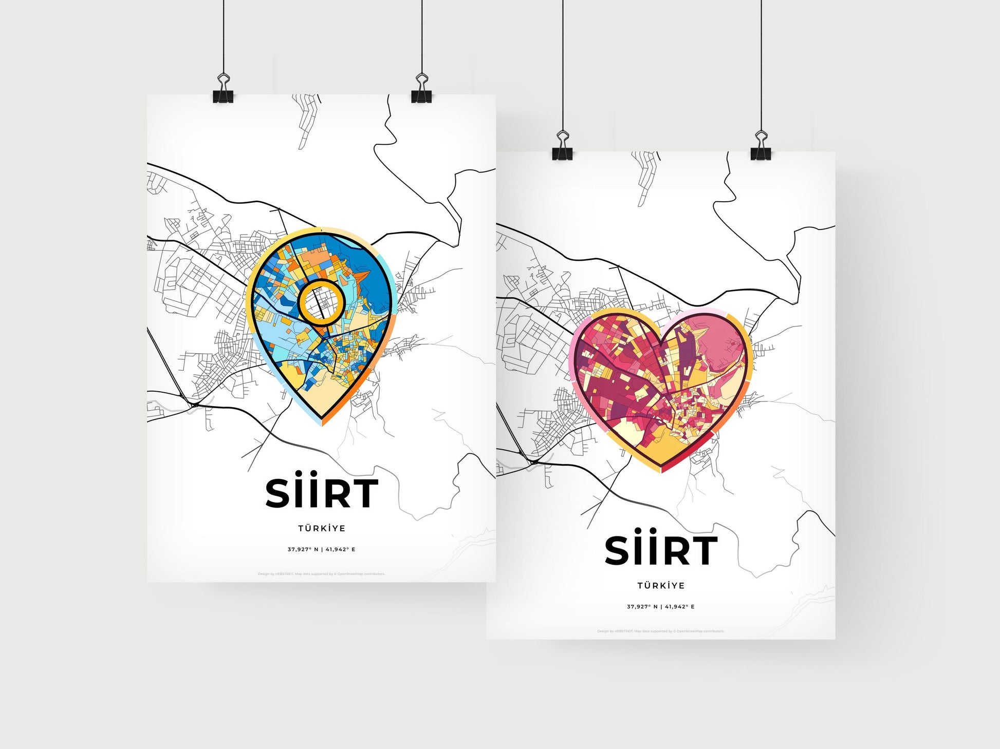 Siirt Turkey art print for couples