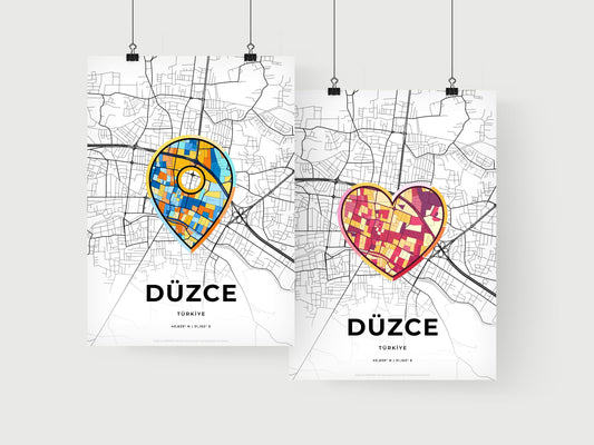 Düzce Turkey art print for couples