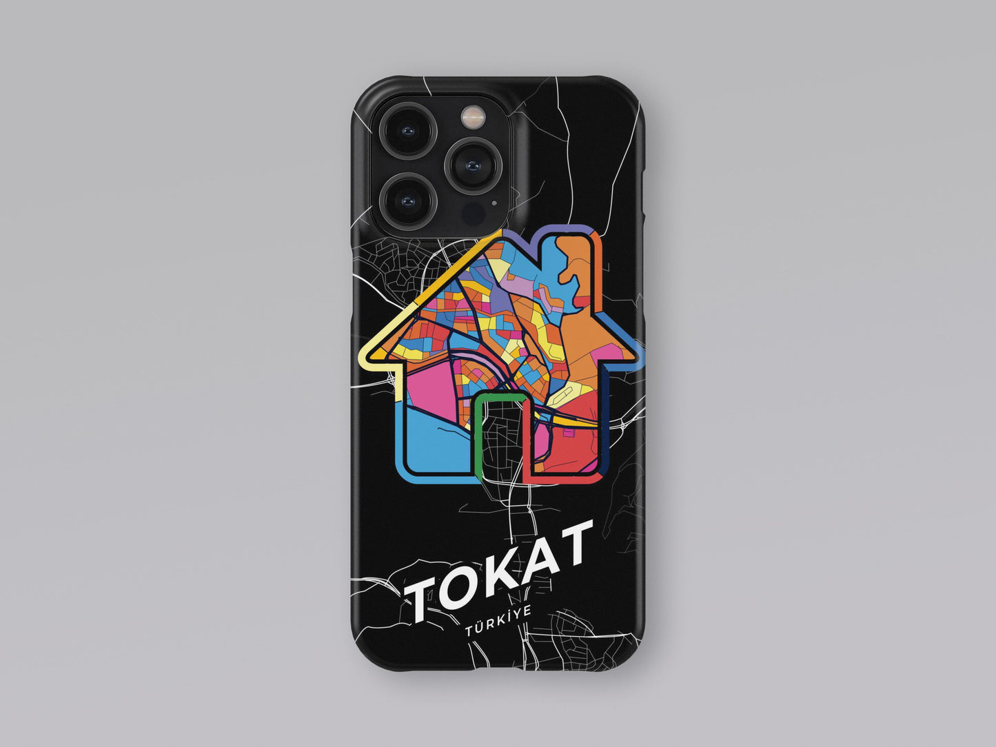 Tokat Turkey slim phone case with colorful icon 3