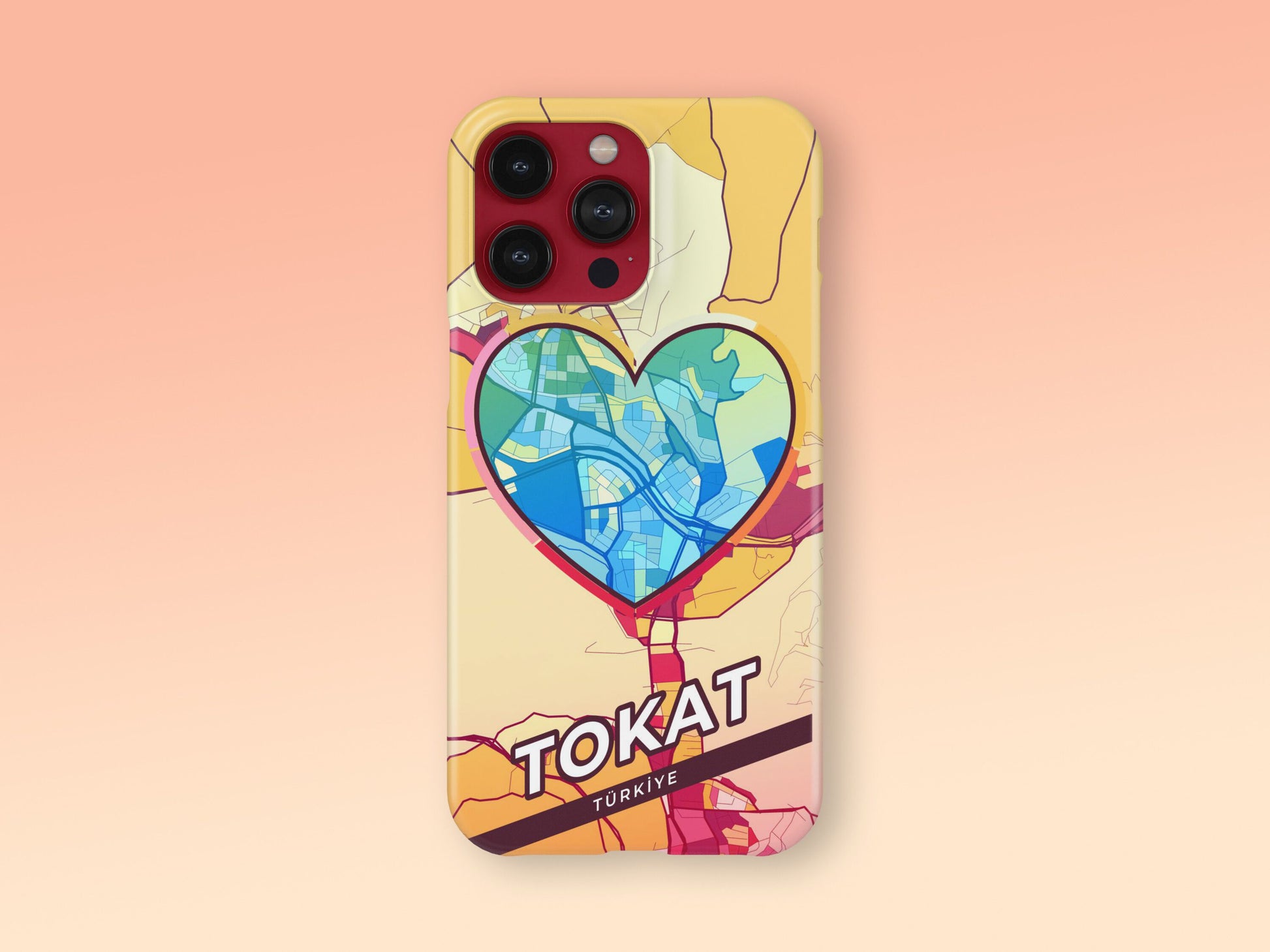 Tokat Turkey slim phone case with colorful icon 2
