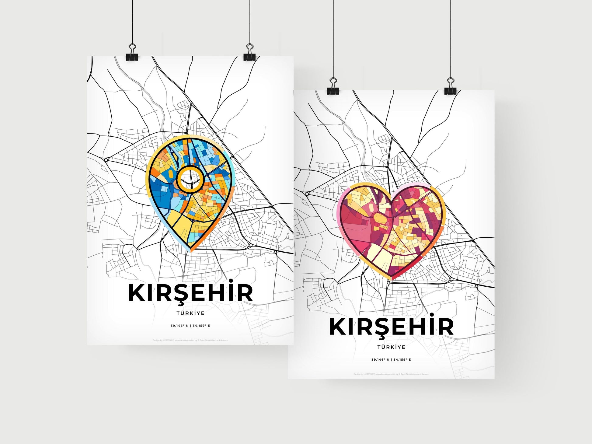 Kirşehir Turkey art print for couples