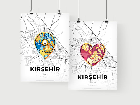 Kirşehir Turkey art print for couples