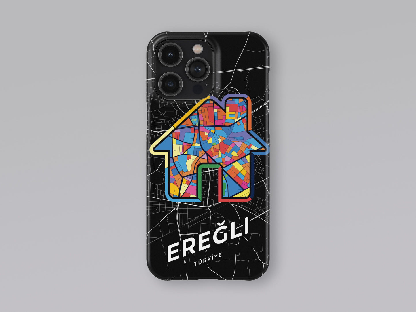 Ereğli Turkey slim phone case with colorful icon. Birthday, wedding or housewarming gift. Couple match cases. 3