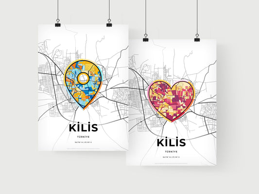 Kilis Turkey art print for couples