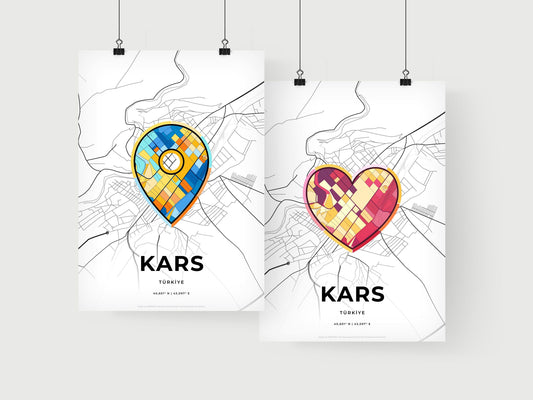 Kars Turkey art print for couples