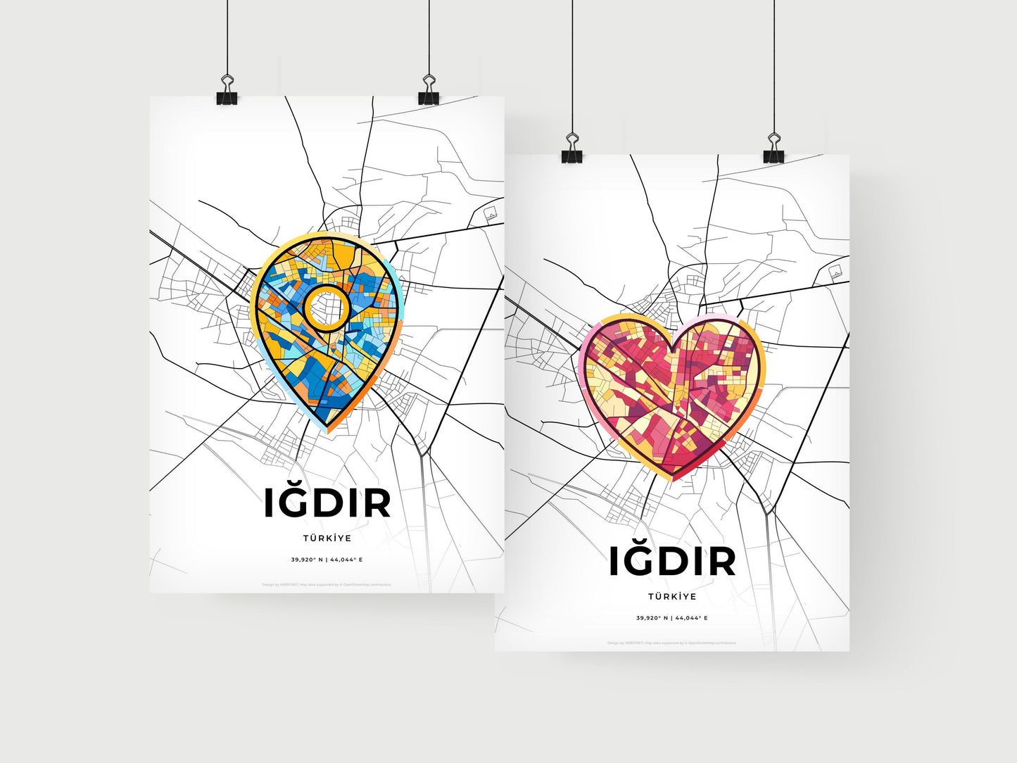 Iğdir Turkey art print for couples